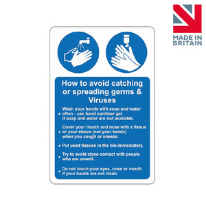 Sign | Avoid spreading germs