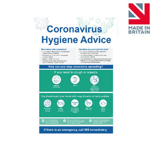 Sign | Coronavirus Hygiene Advice 2
