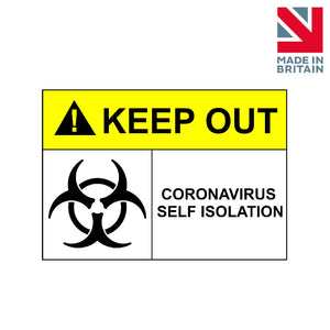 Sign | Keep Out Coronavirus