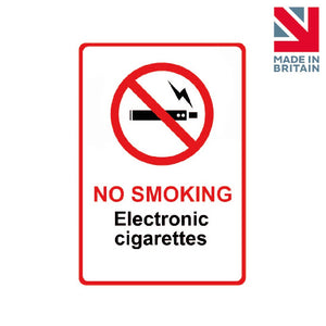 Sign | No Smoking Electronic Cigarettes