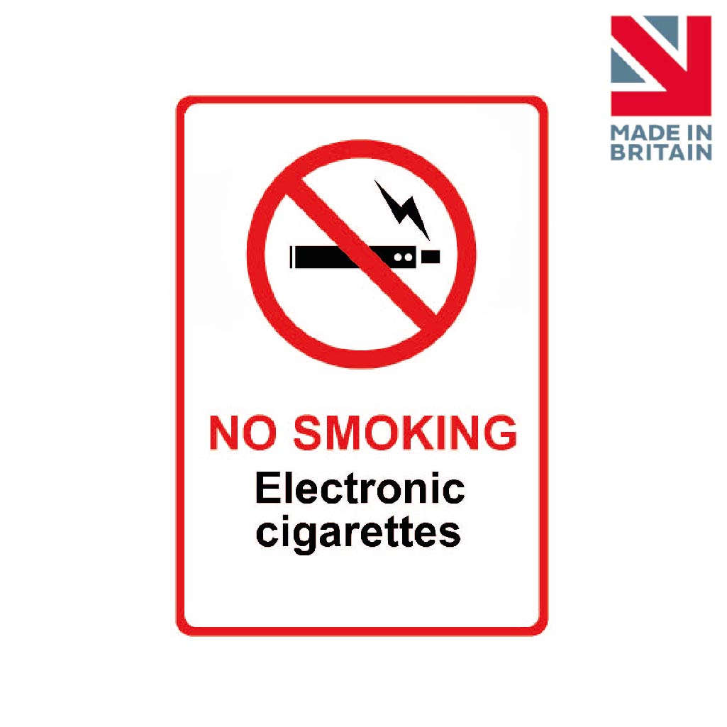 Sign | No Smoking Electronic Cigarettes